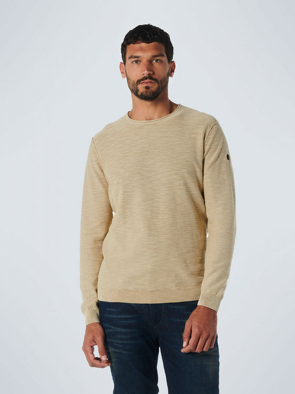 Men's Crew Neck Sweater - No Excess Sale | Stone