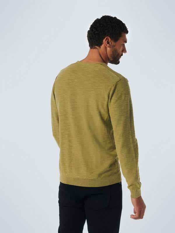 Men's Crew Neck Sweater - No Excess Sale | Olive