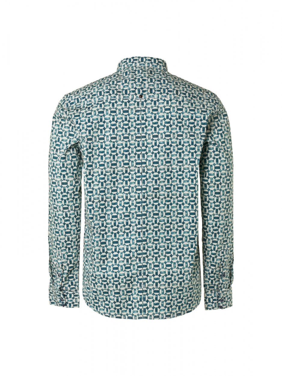 Shirt Stretch Allover Printed | Ocean