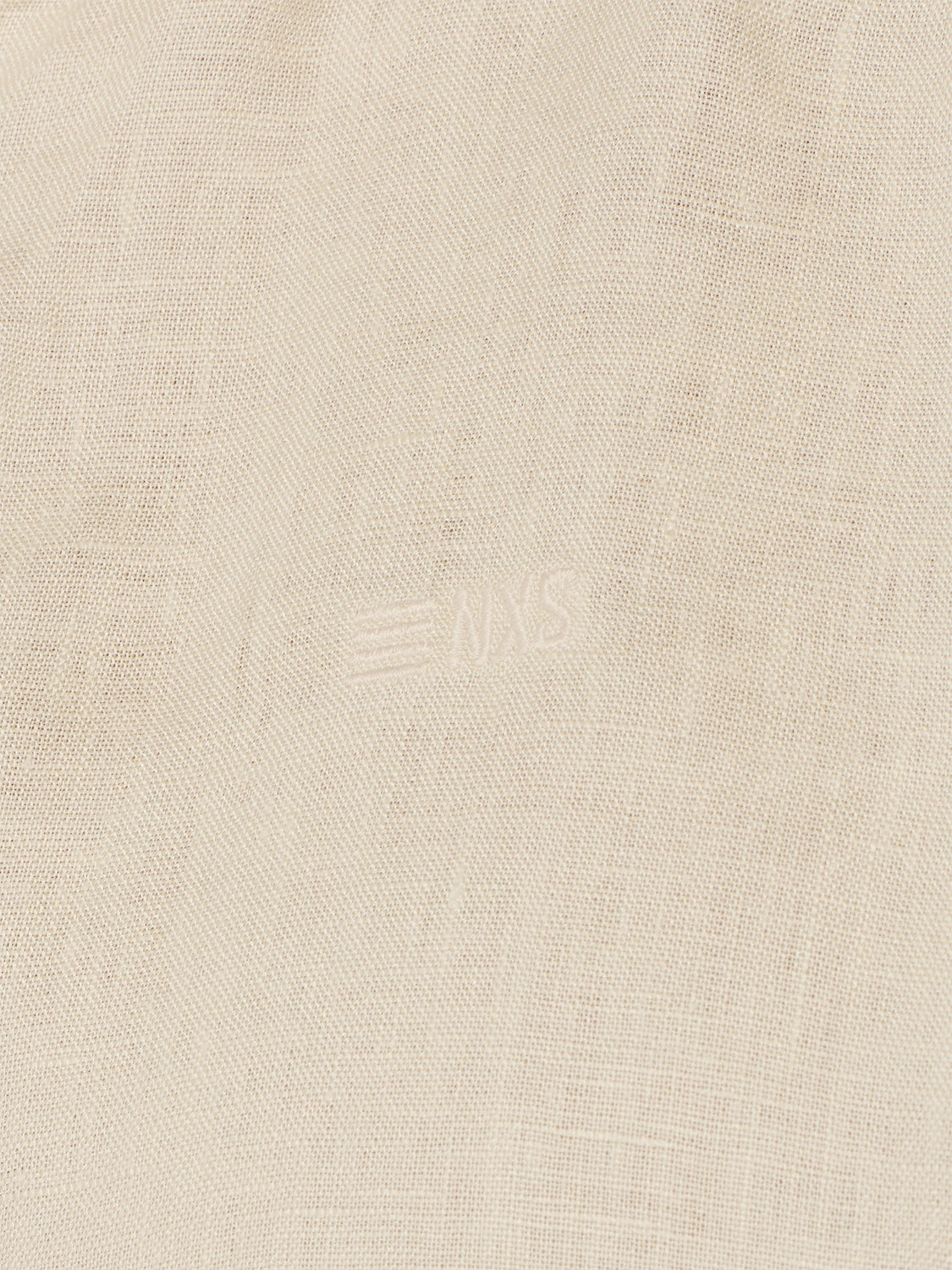 Shirt Short Sleeve Linen Solid | Cement