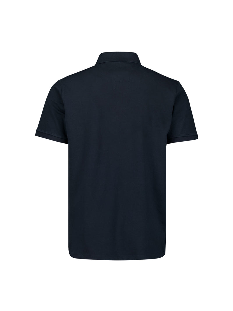 Sleek Polo Shirt with Stretch and Minimalist Design | Night