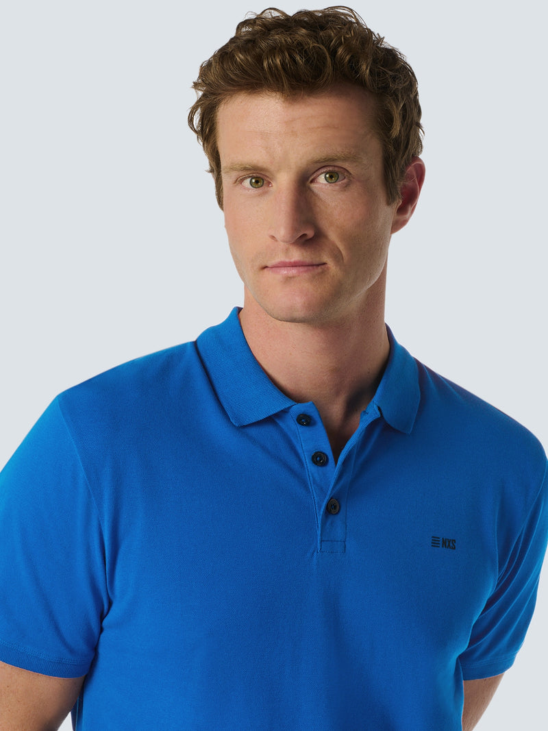 Stylish Polo with Timeless Design and Breathable Stretch Material | Cobalt