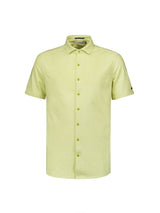 Jersey Shirt with Melange Texture - Timeless Style for Every Occasion | Lime