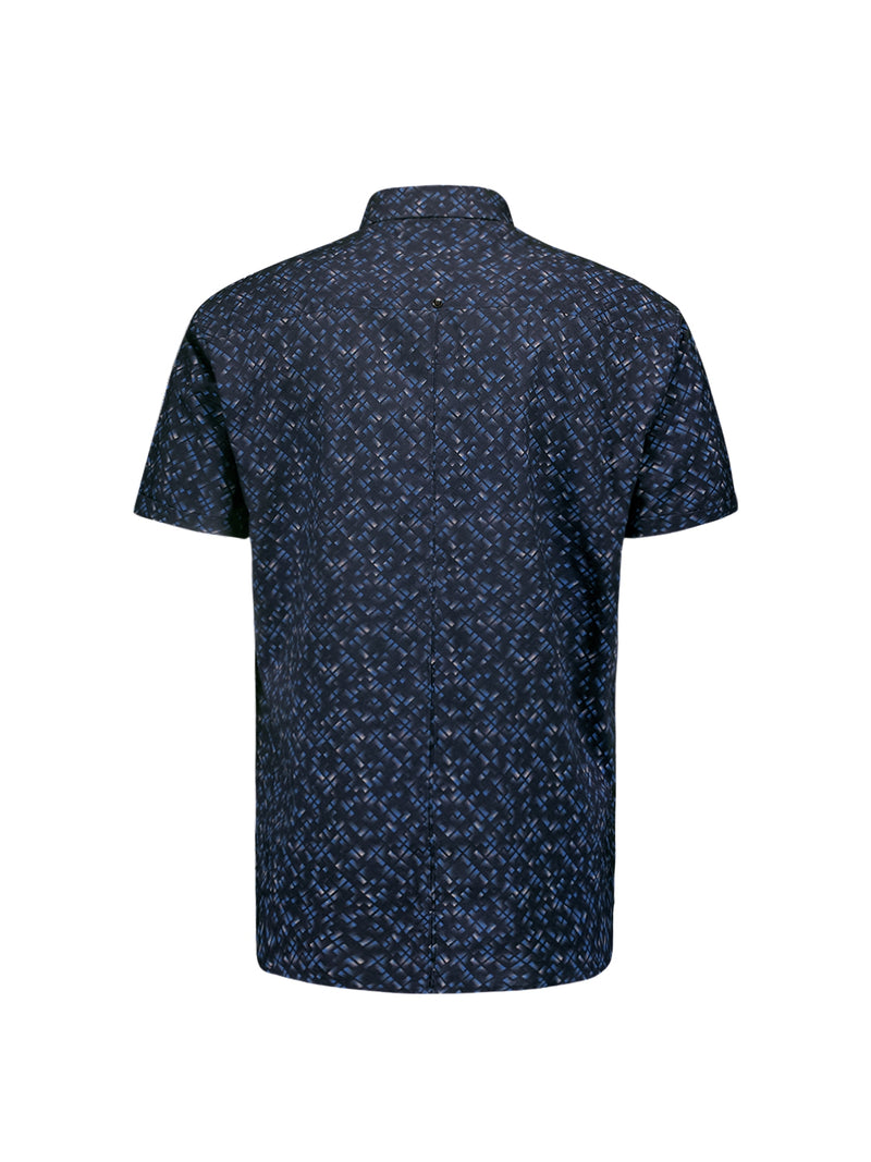 Short Sleeve Shirt with Graphic Pattern for Summery Looks | Night