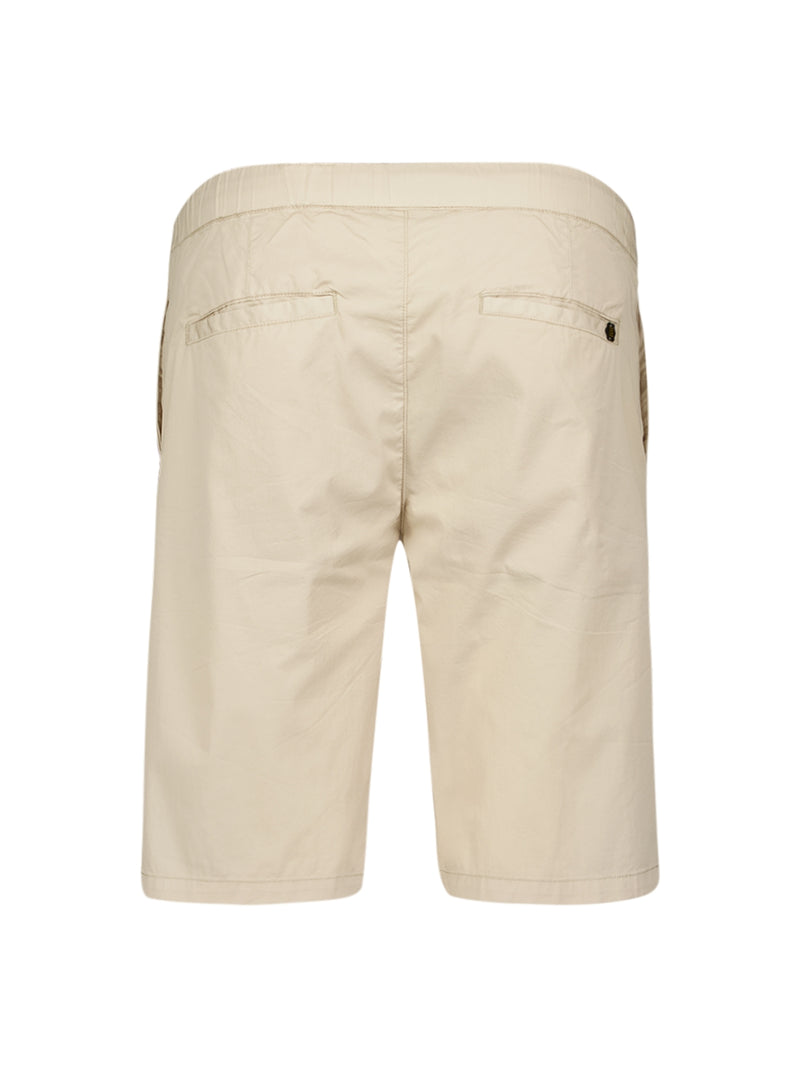 Leisure Short with Stretch and Elastic Band | Cement