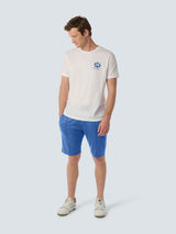 Relaxed Jersey Short with Elastic Waistband and Drawstring | Cobalt