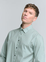Printed stretch shirt | Pacific