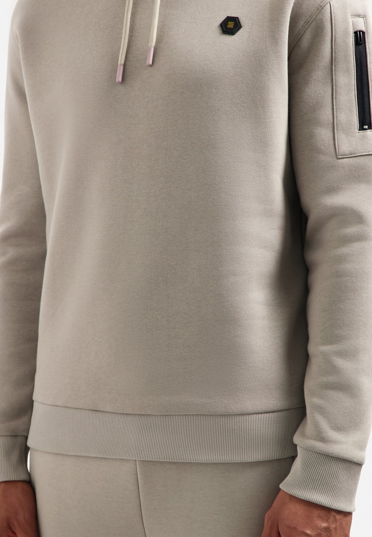 Hooded sweater | Clay