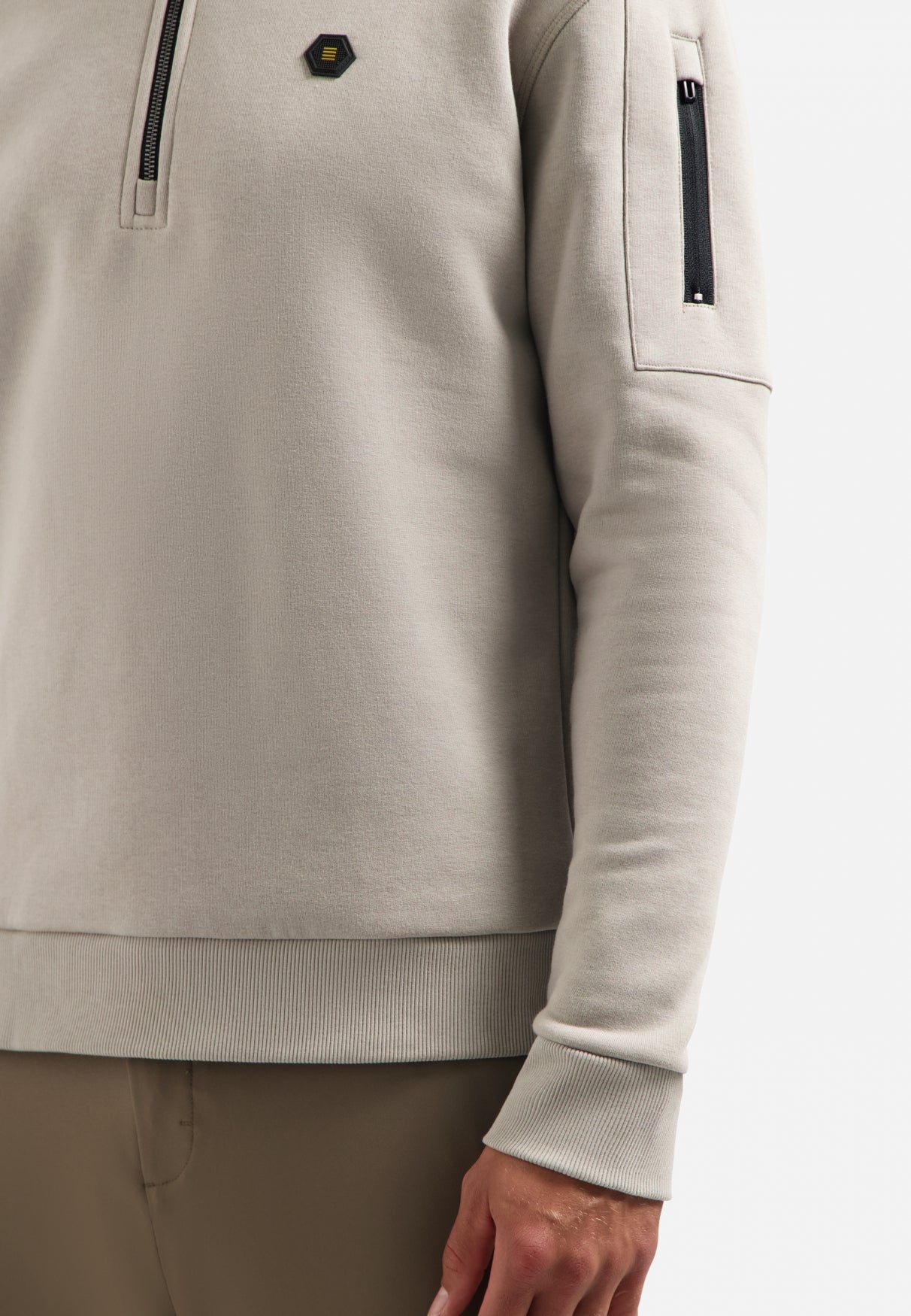 Half-Zip Sweater | Clay