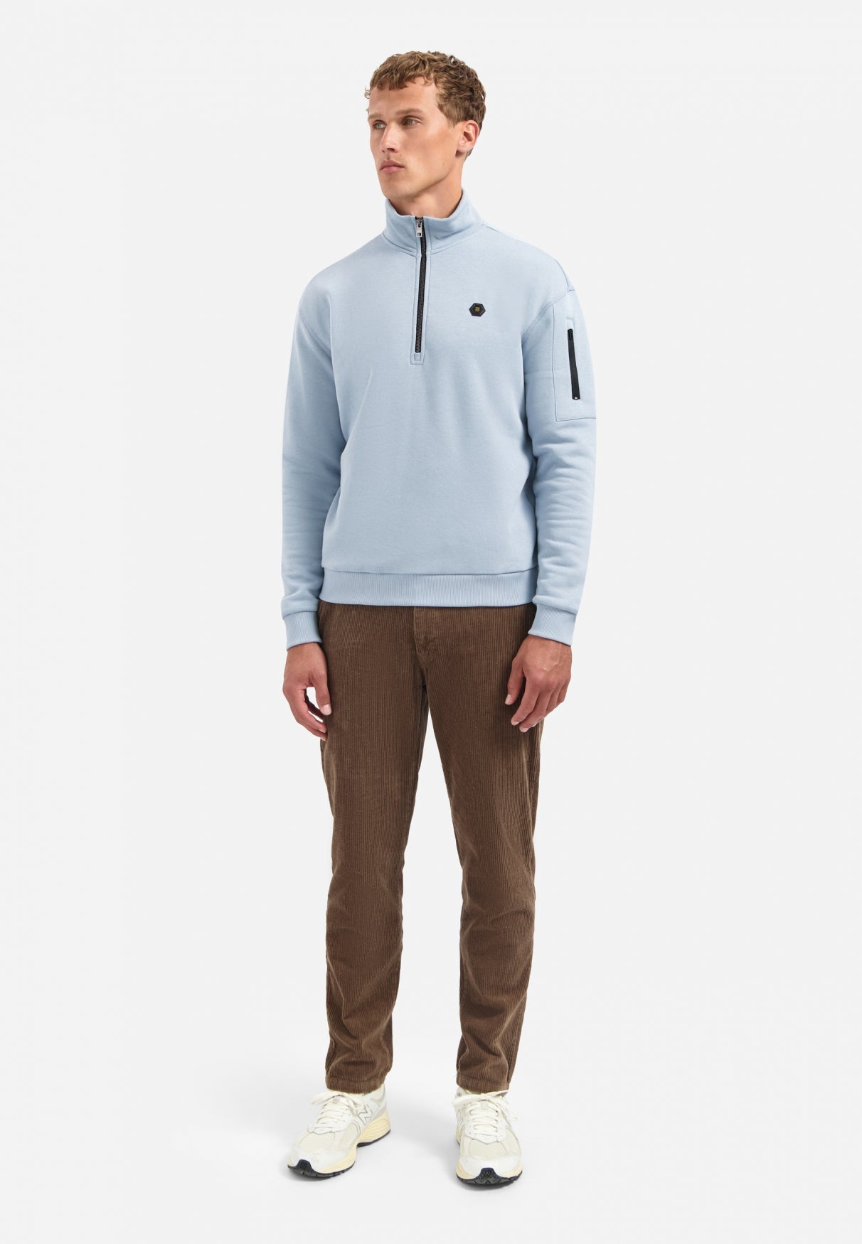 Half-Zip Sweater | Dusty Blue
