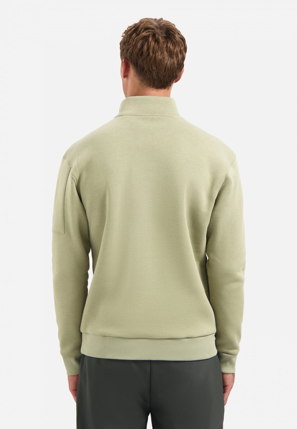 Half-Zip Sweater | Light Moss