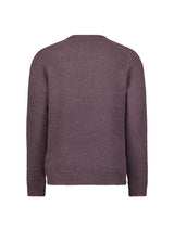 Melange wool jumper | Dark Wine