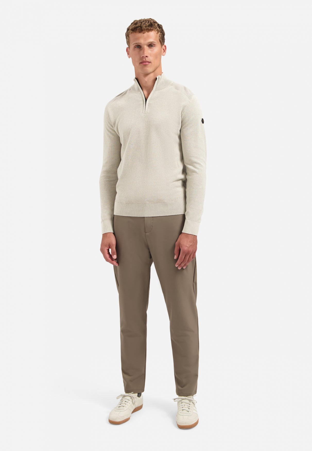 Textured half-zip jumper | Kit