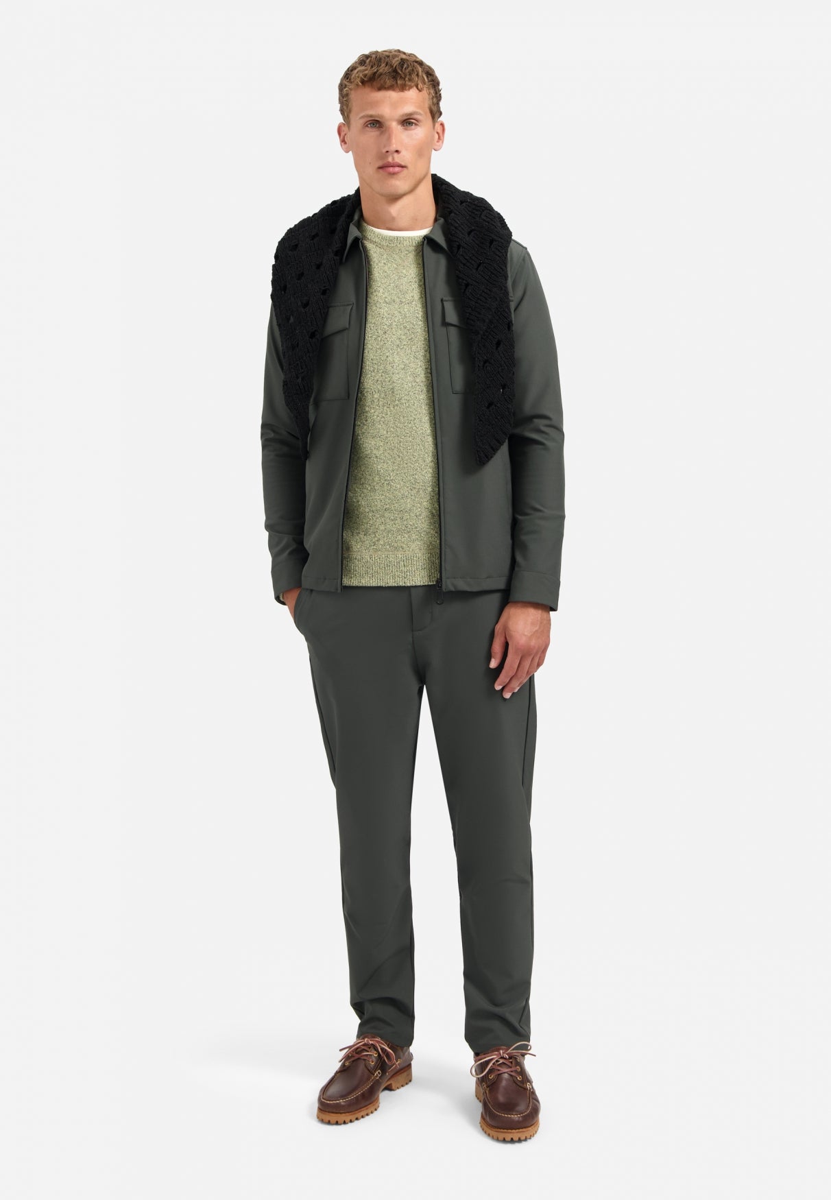 Sedoc travel overshirt | Dark Steel