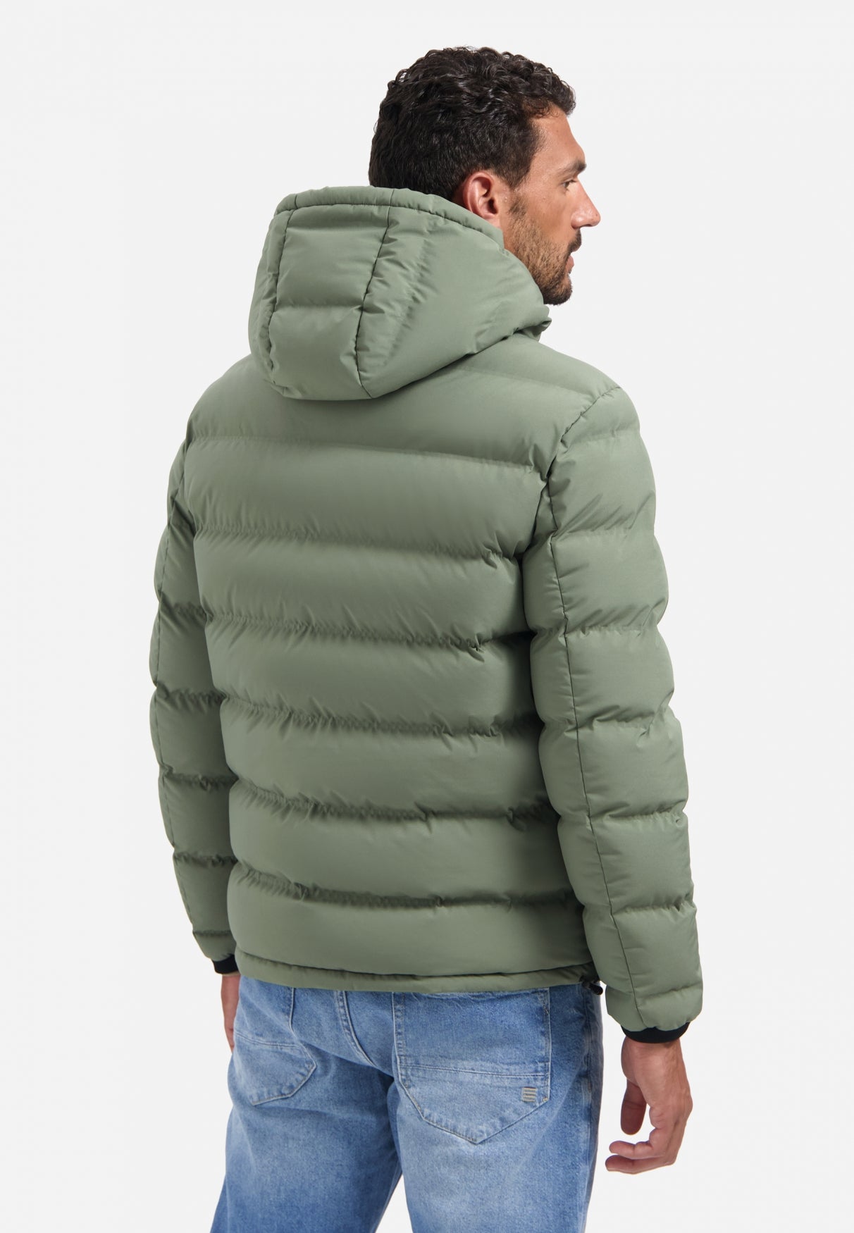 Hooded jacket | Steel