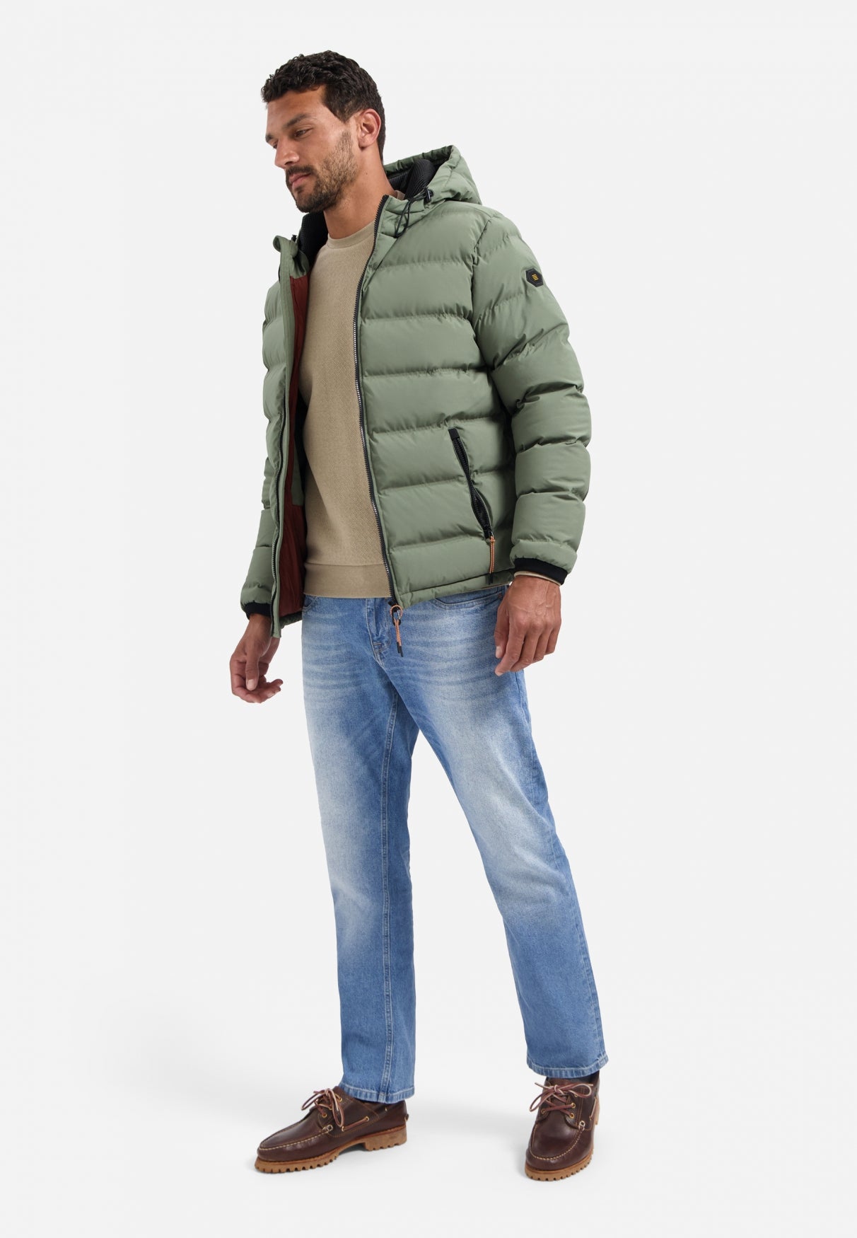 Hooded jacket | Steel