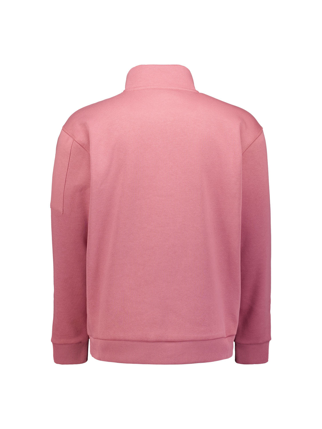Half zip sweater | Old Pink
