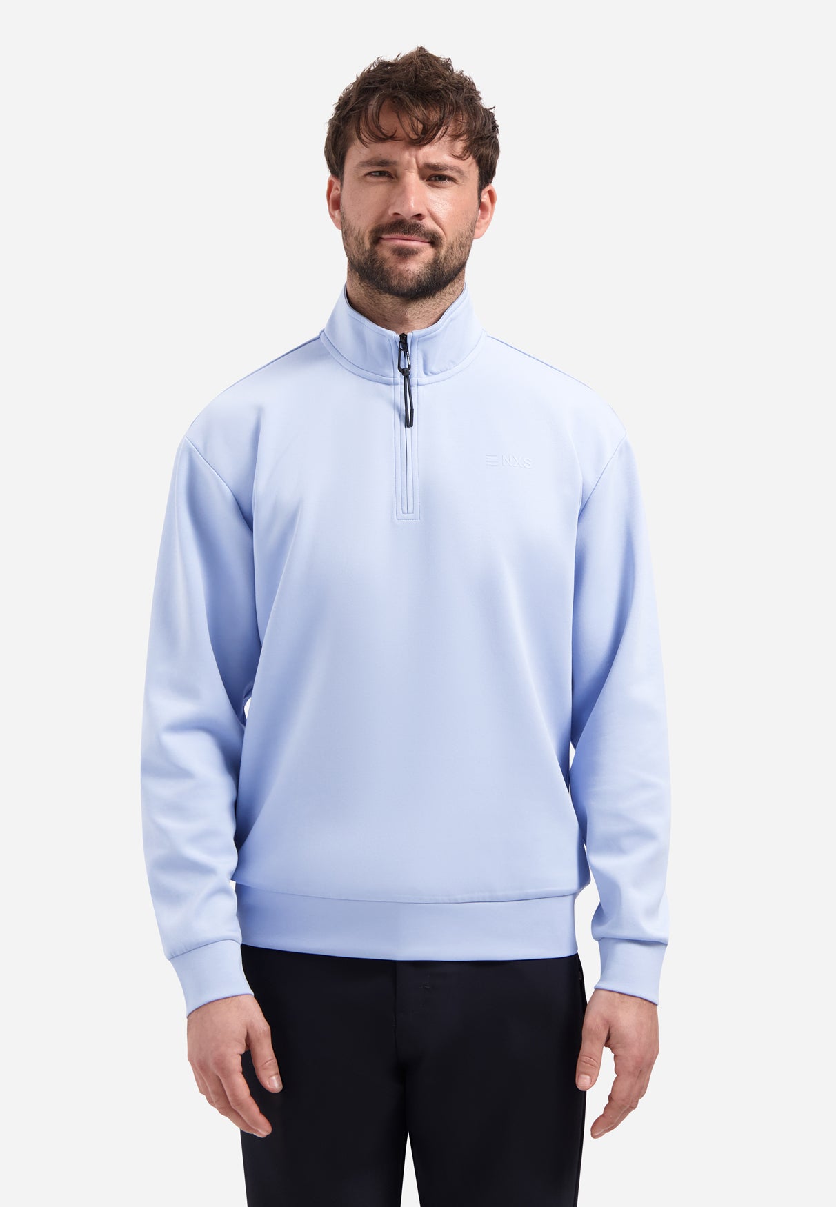 Half-zip sweater | Blue