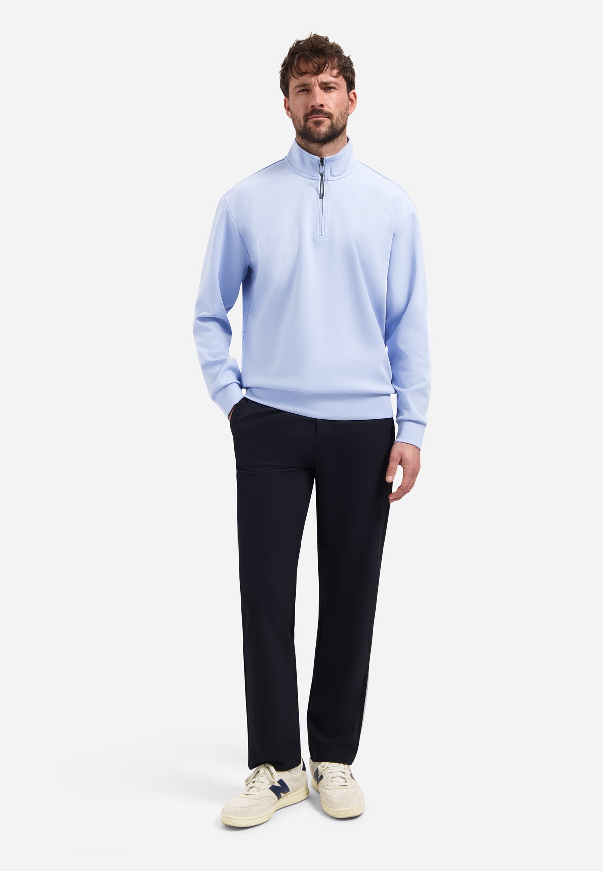 Half-zip sweater | Blue