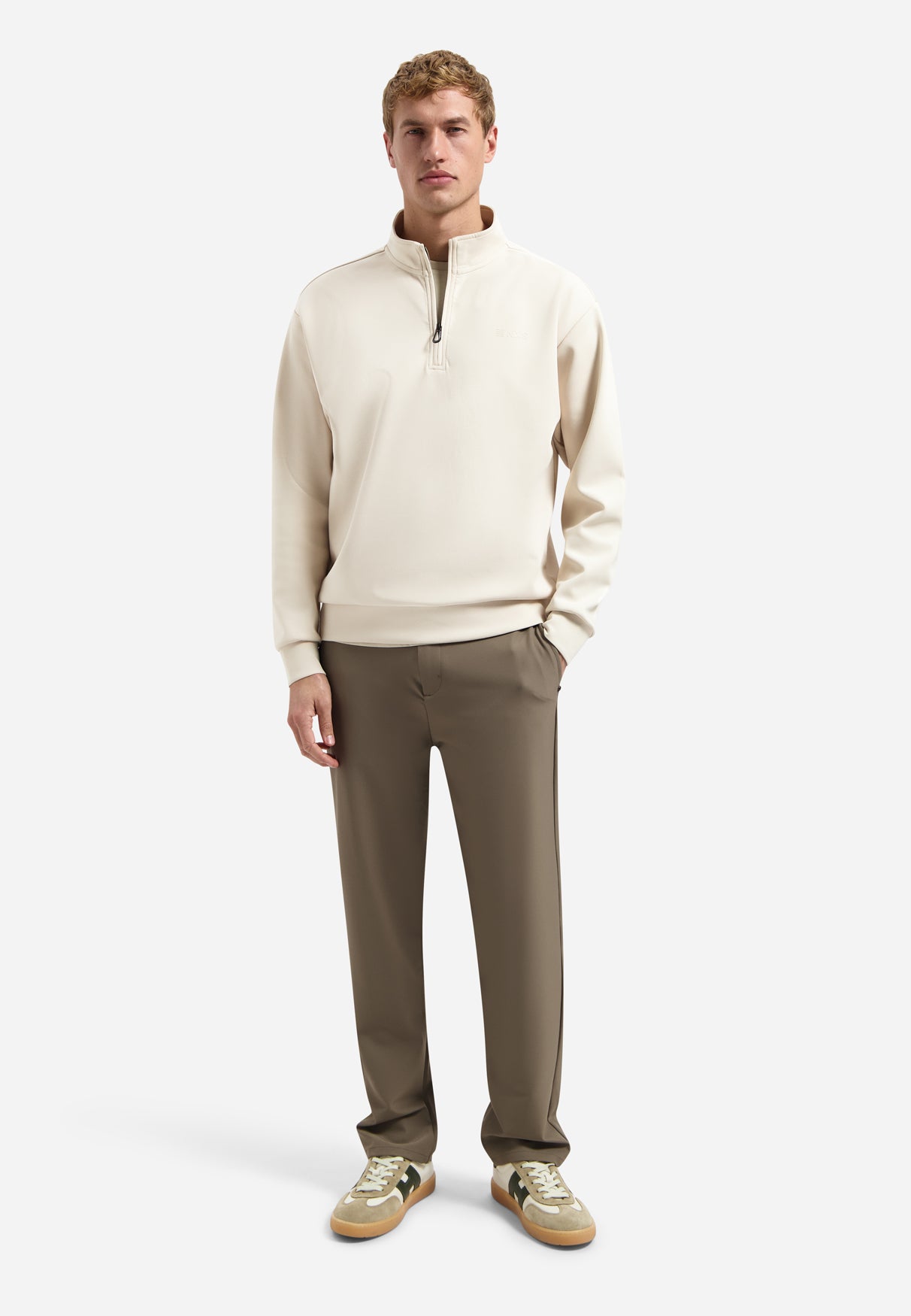 Half-zip sweater | Desert