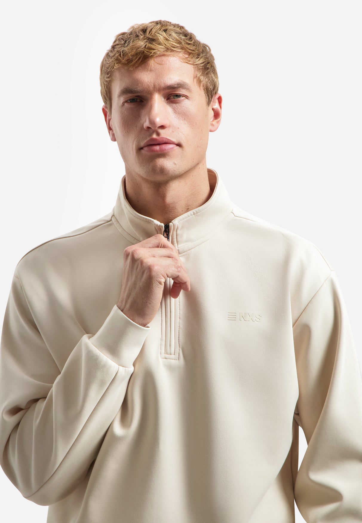 Half-zip sweater | Desert