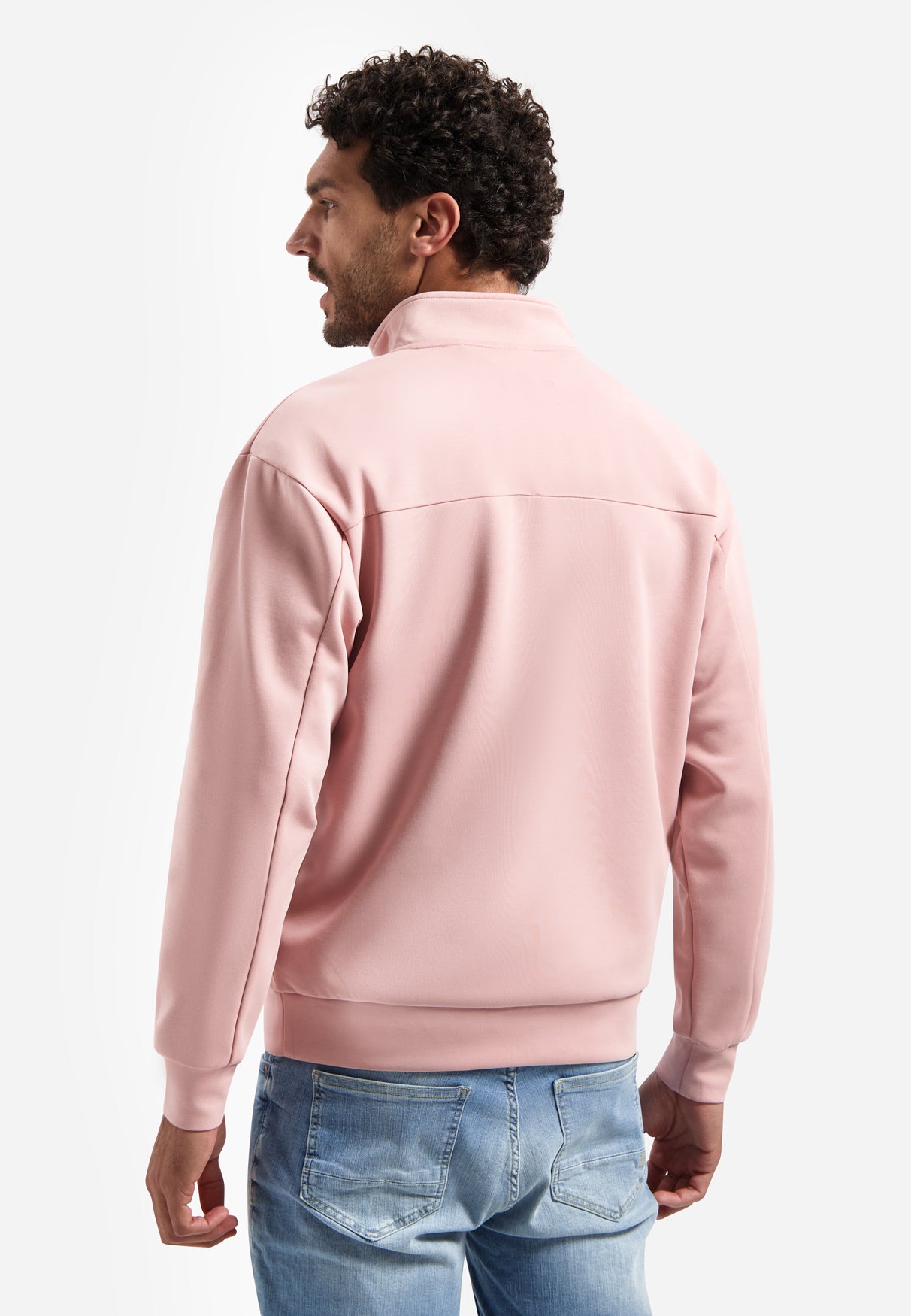 Half-zip sweater | Light Mauve