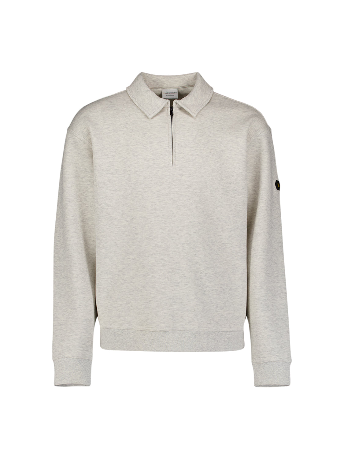 Polo sweater with half-zip | Kit Melange