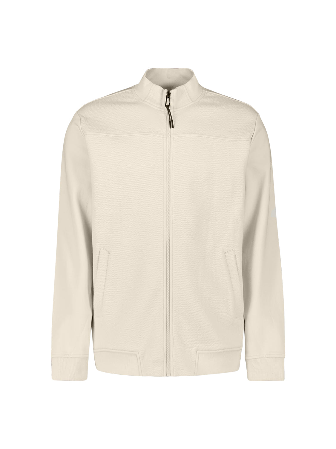 Sweat jacket with mixed textures | Kit