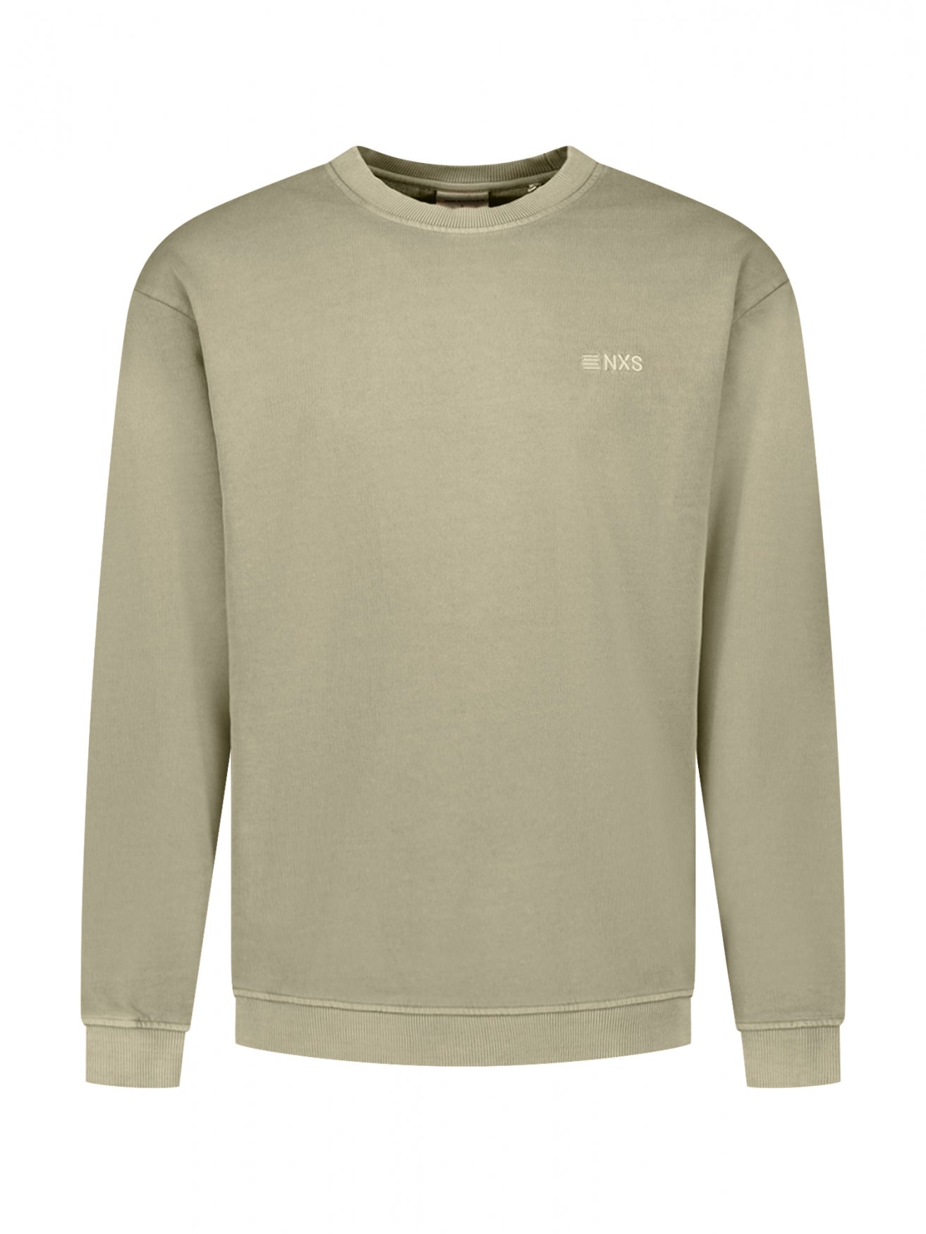 Garment-dyed sweater | Taupe