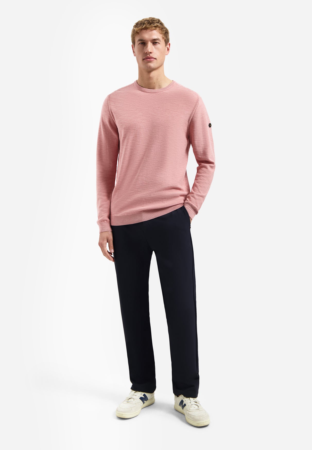Fine-knit sweater | Light Mauve