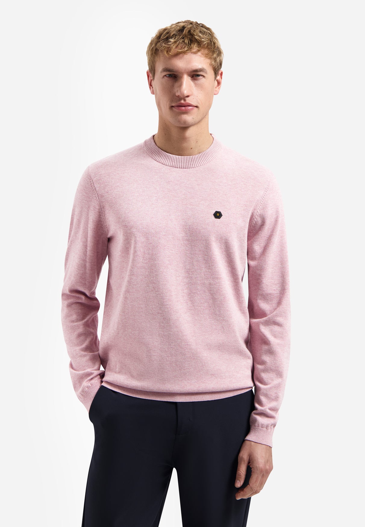 Mélange sweater | Light Mauve