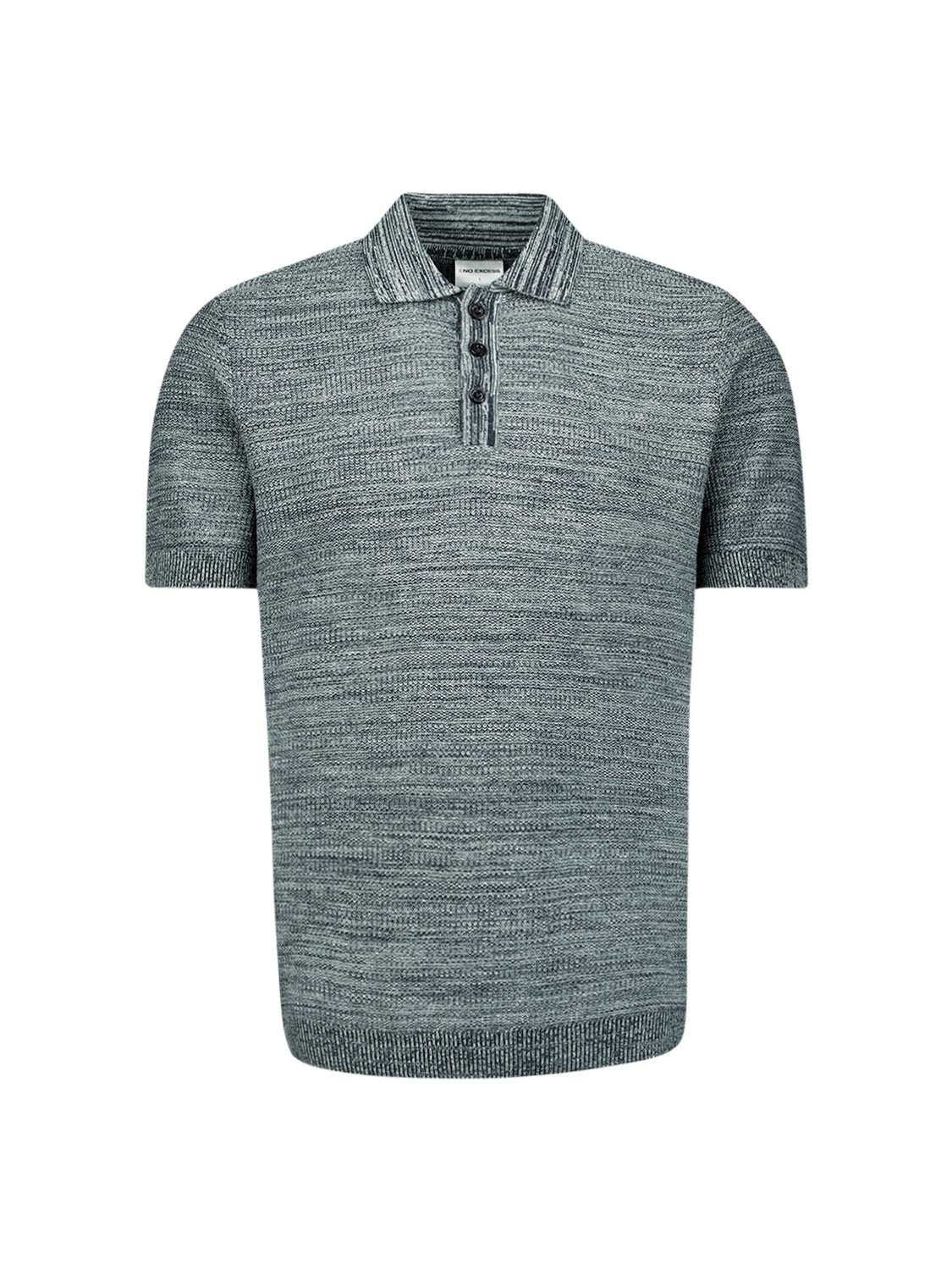 Knitted polo shirt | Night