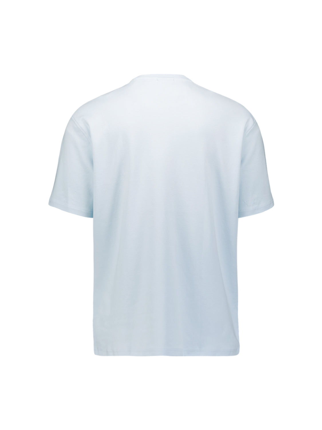 Interlock T-shirt with round neck. | Sky