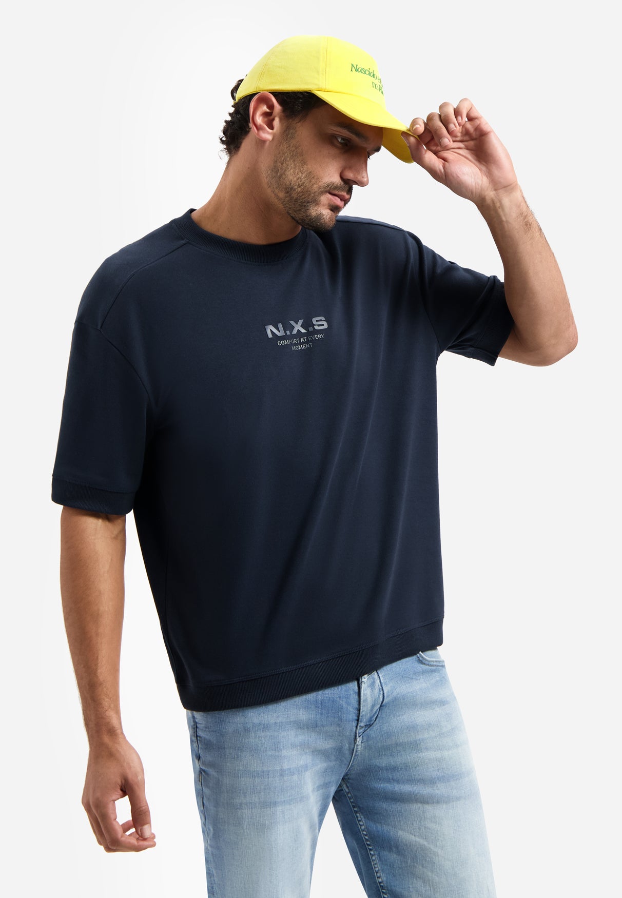 Interlock sweat T-shirt | Night