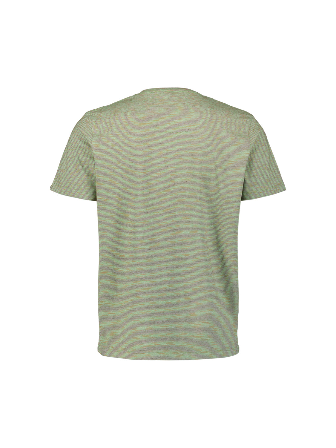 Striped T-shirt with round neck | Green