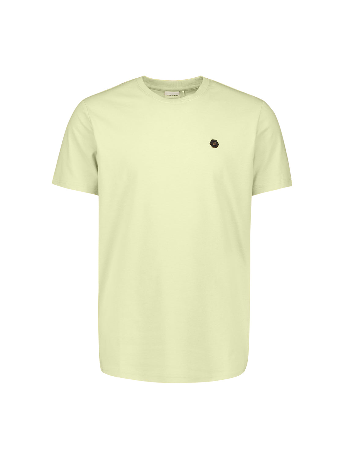Peached T-shirt with round neck | Green