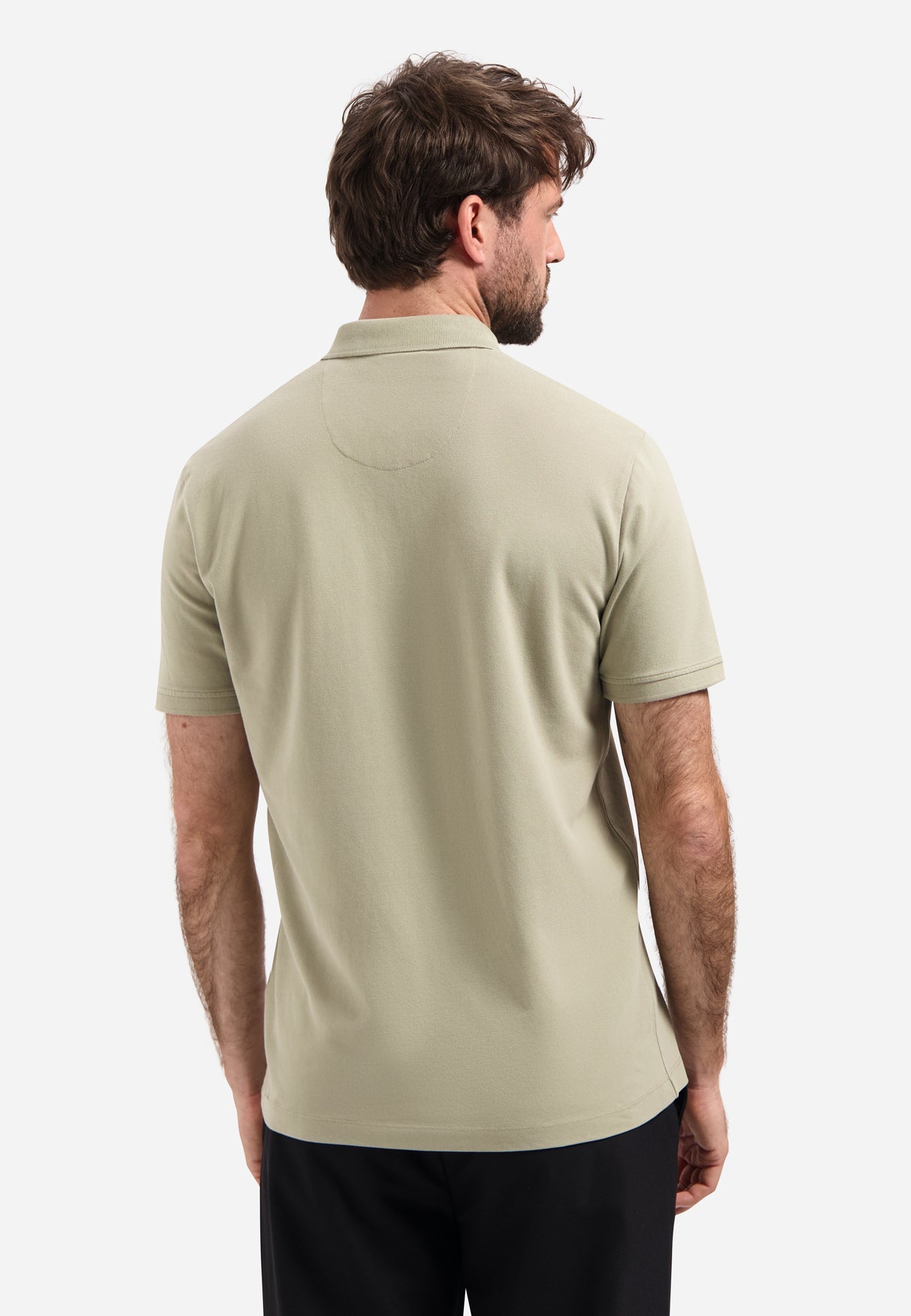 Basic polo shirt | Taupe