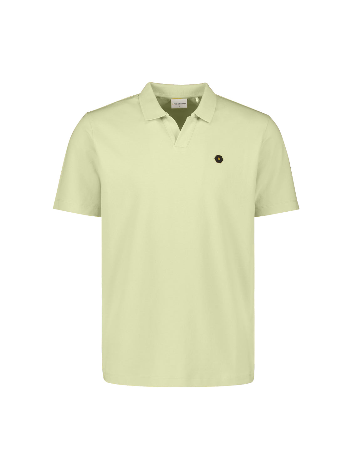 Basic polo shirt with V-neck | Green