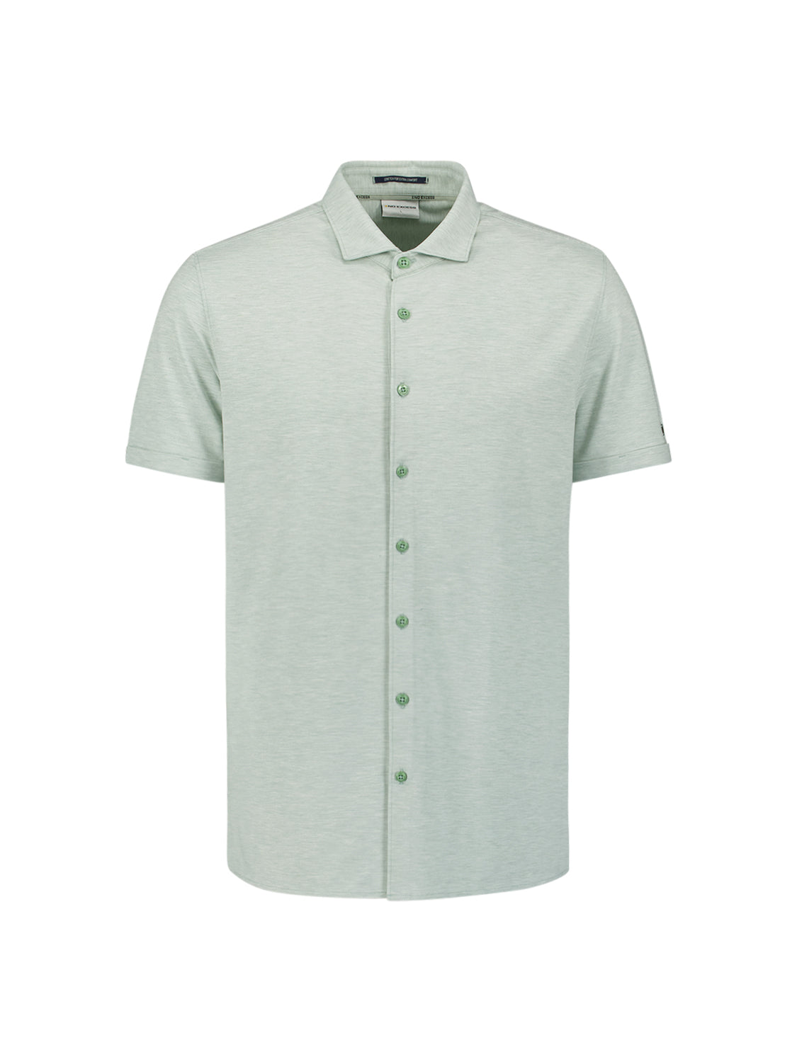 Polo shirt with buttons | Seagreen