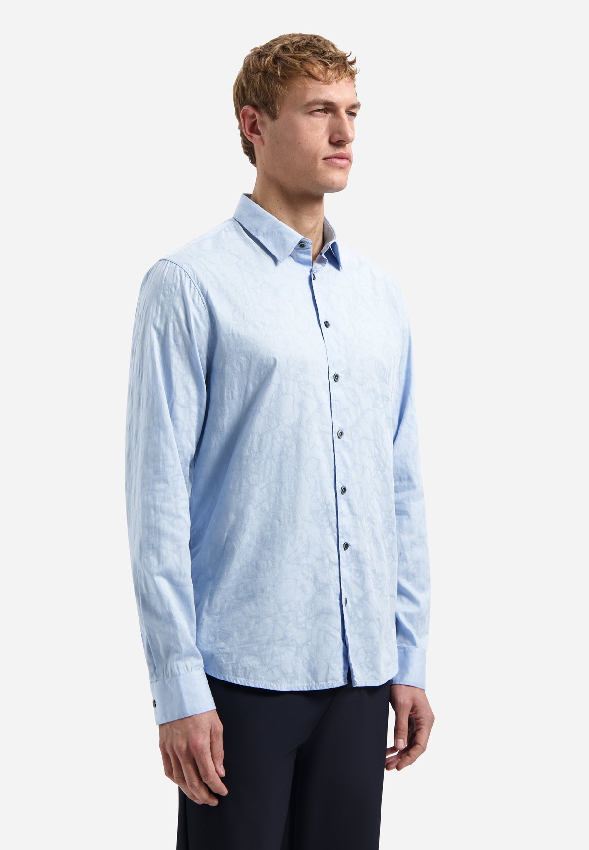 Jacquard shirt | Blue