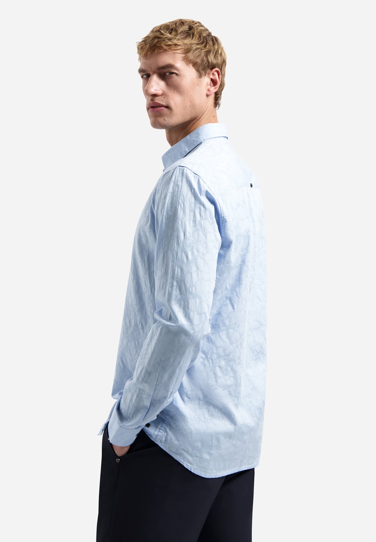 Jacquard shirt | Blue