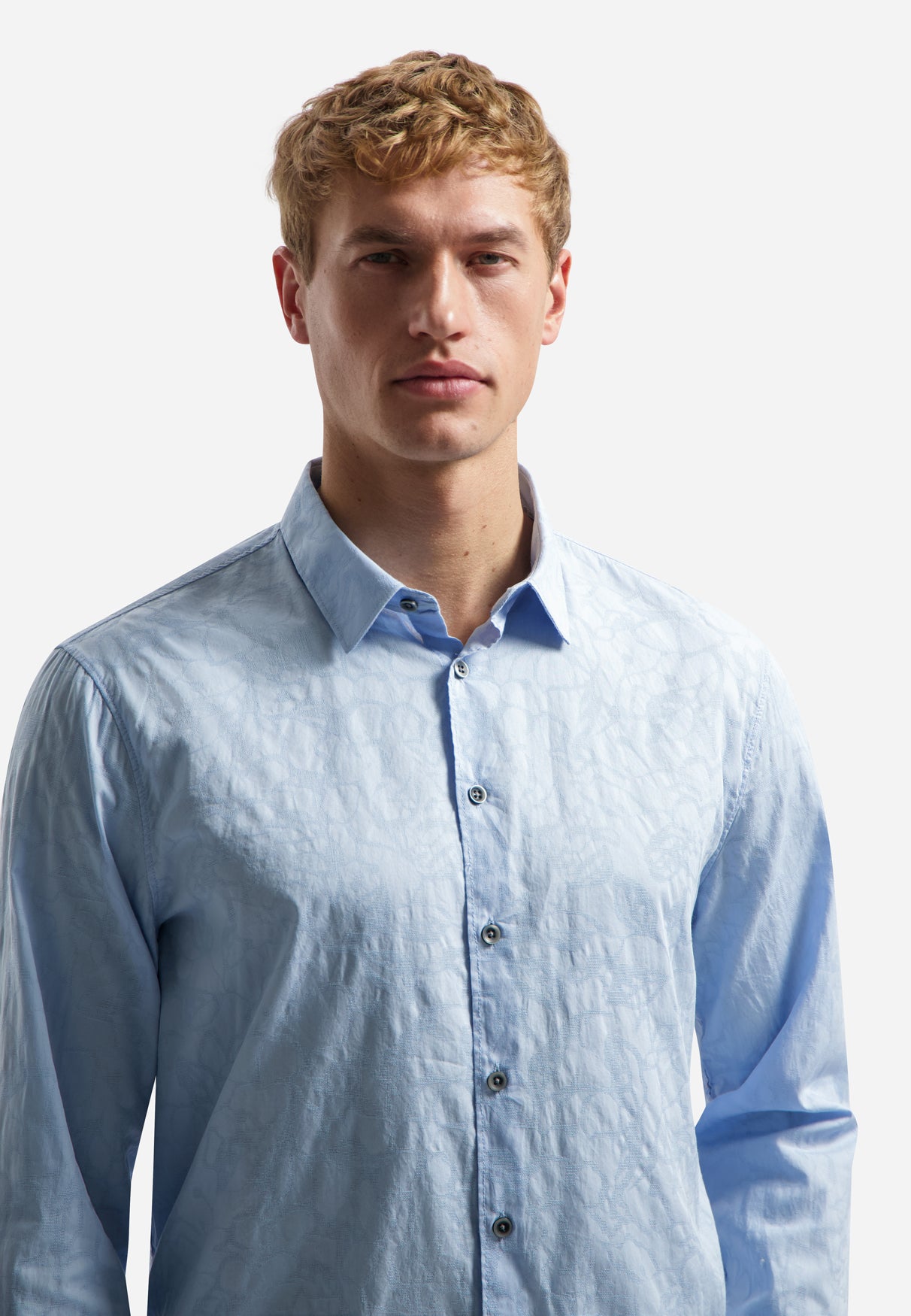 Jacquard shirt | Blue