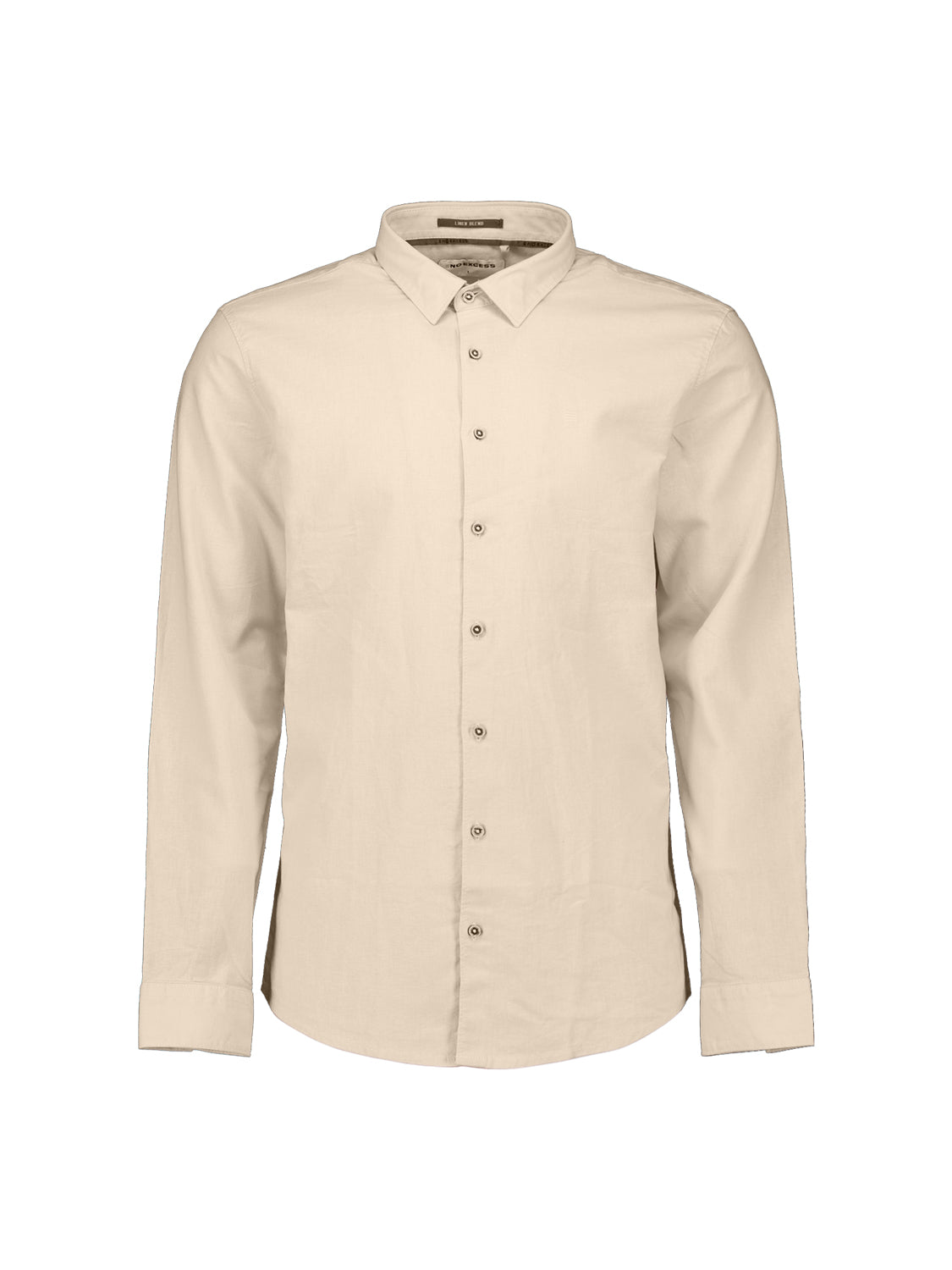 Linen blend shirt | Desert