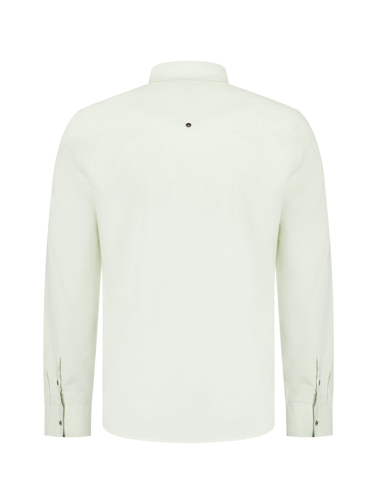 Linen blend shirt | Seagreen