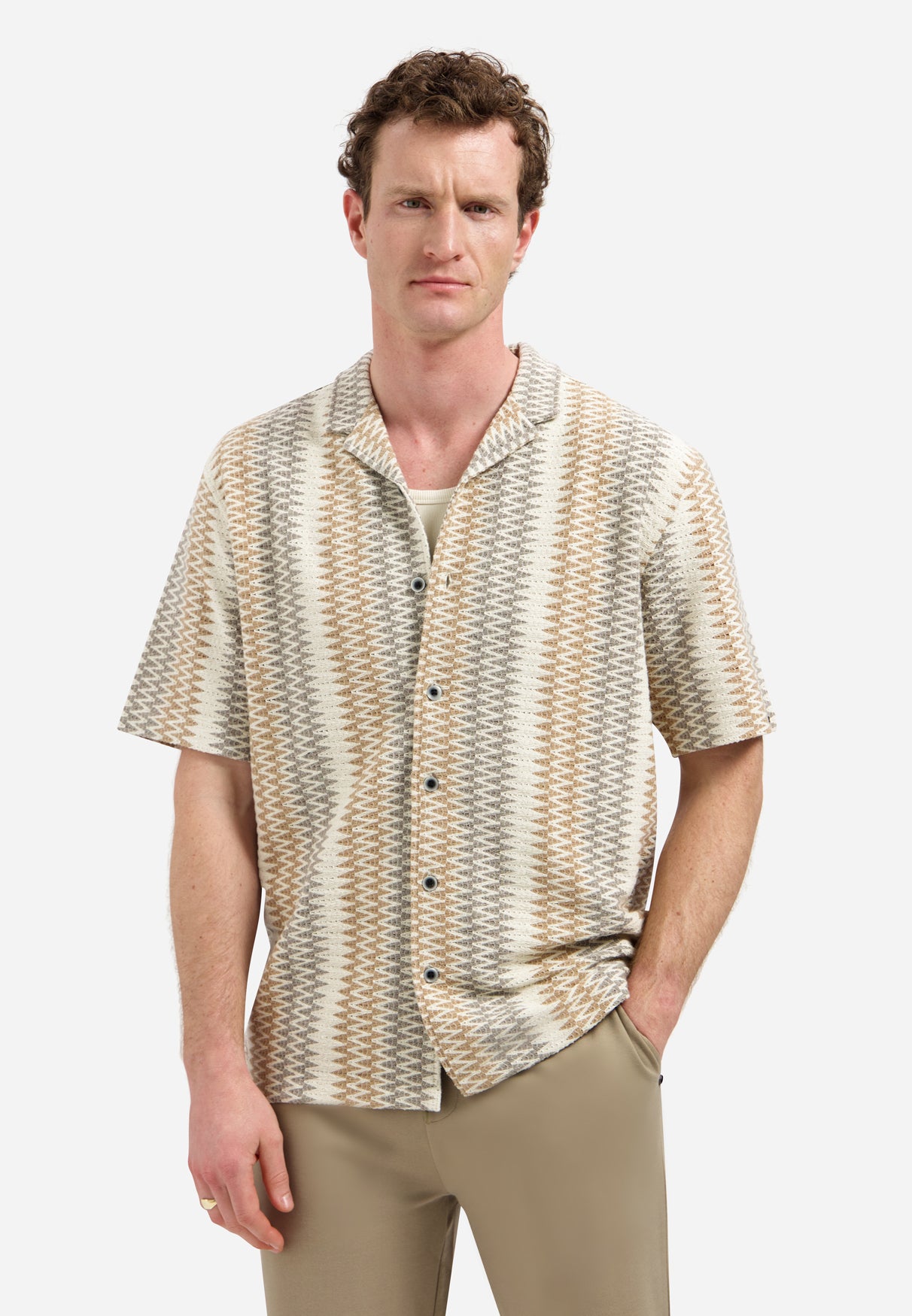Jacquard shirt with short sleeves | Kit
