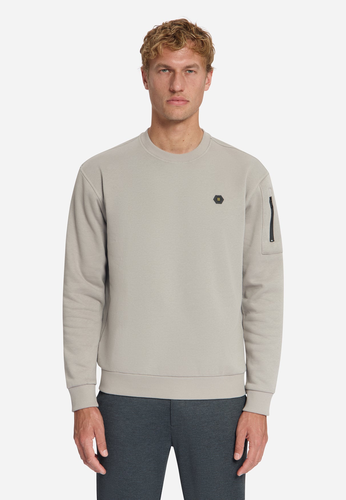 Crew Neck Sweater | Clay