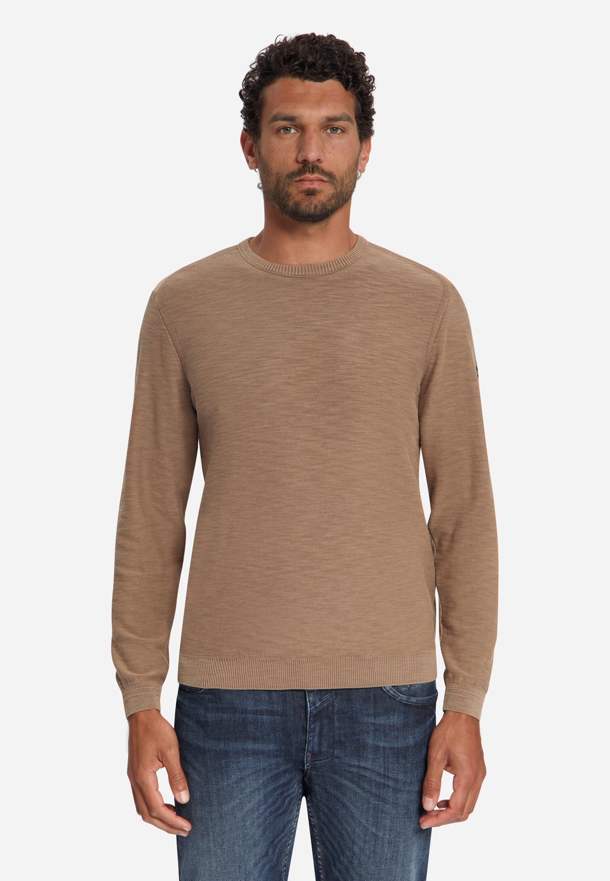 Slub Jumper | Light Brown