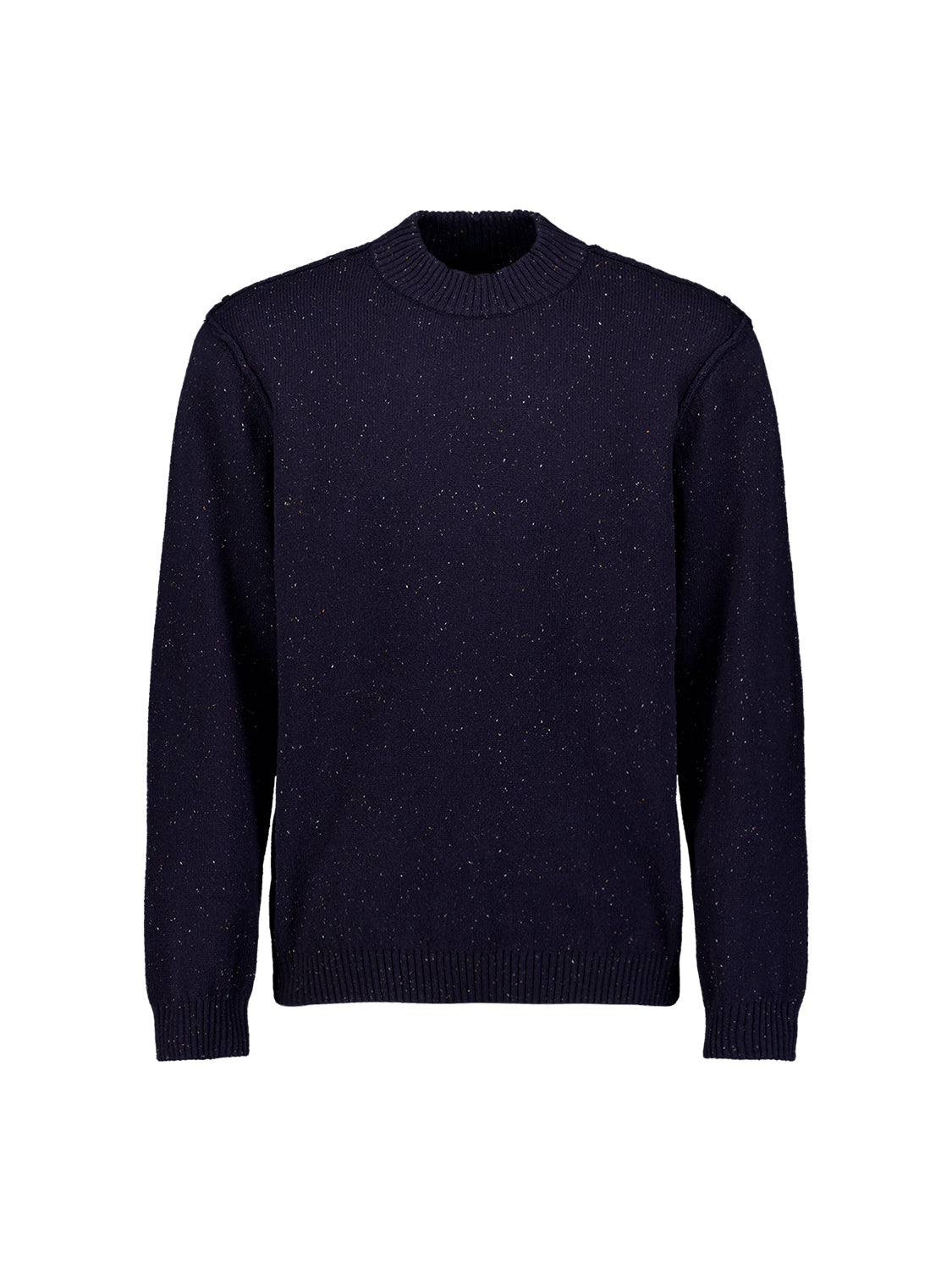 Tweed Knit Jumper | Dark Night
