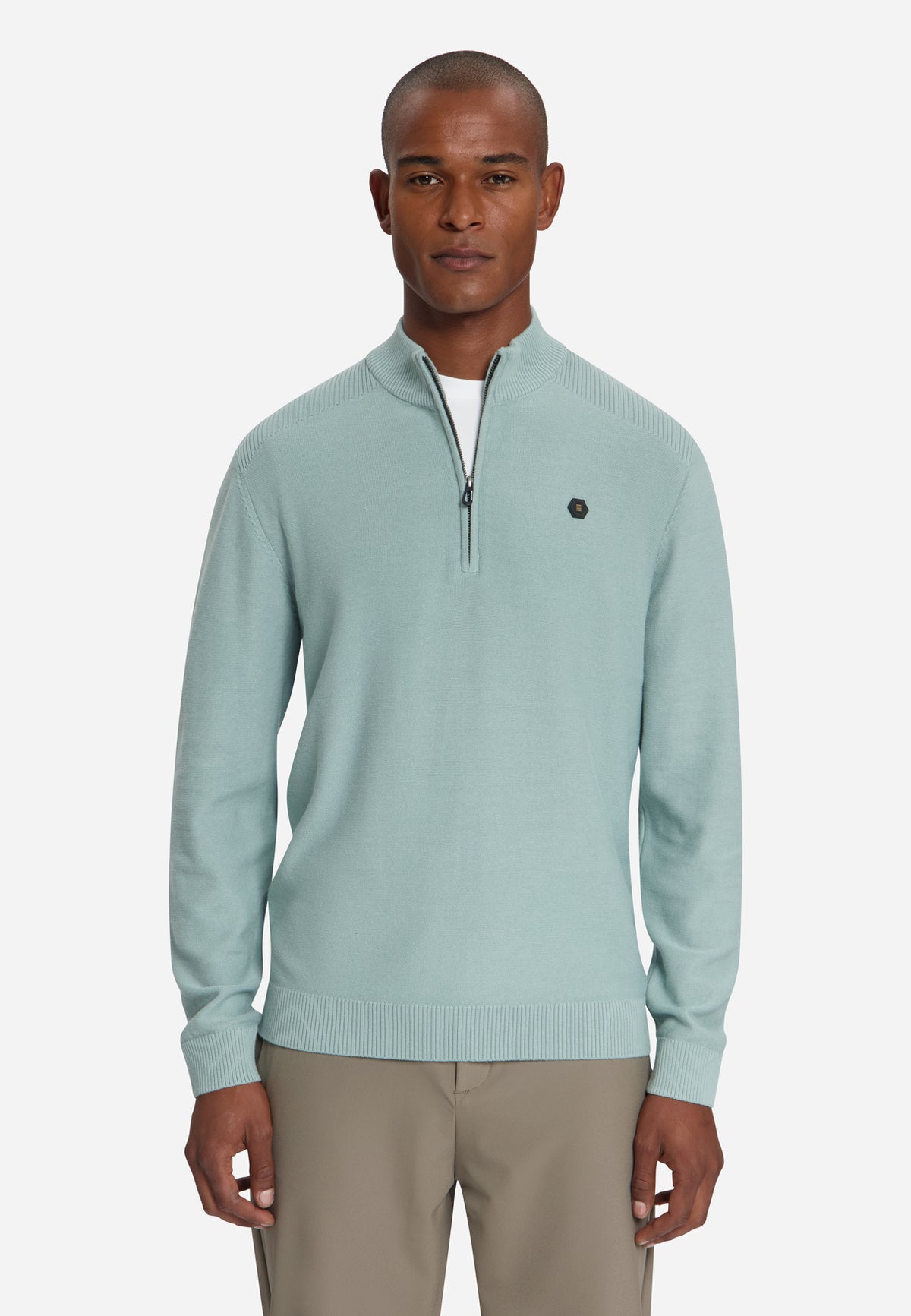 Half-Zip Jumper | Dusty Blue
