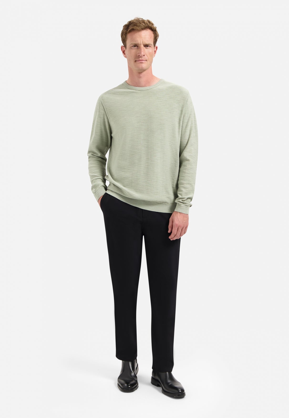 Timeless Basics Stone Washed Jumper | Smoke